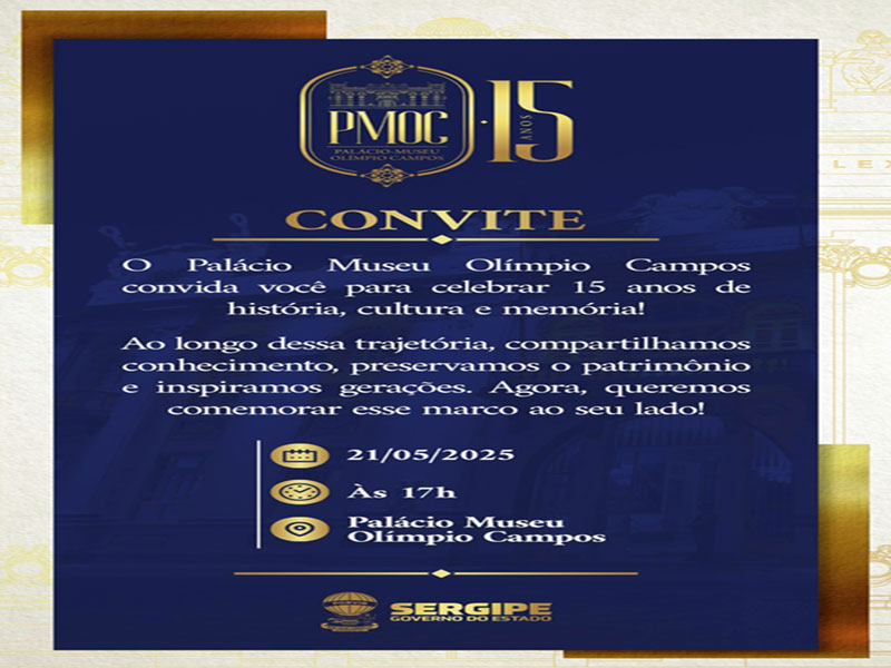 15 anos do Palcio Museu Olmpio Campos